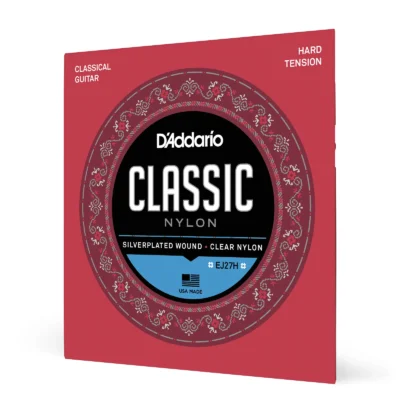 Daddario Set Cuerdas Guitarra Clásica EJ27H Hard Tension