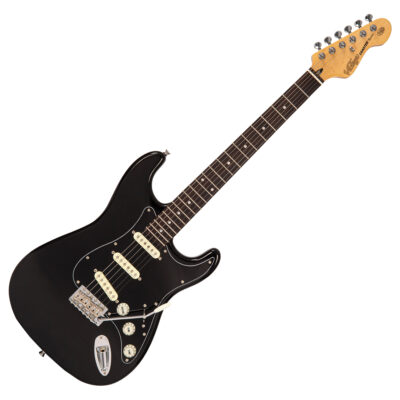 Vintage V60 Coaster Series Guitar – Gloss Black