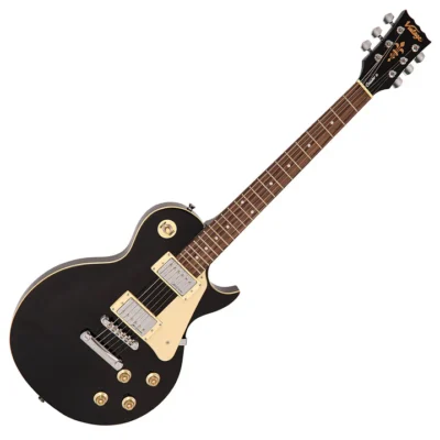 Vintage Guitarra Les Paul V10 Coaster Black