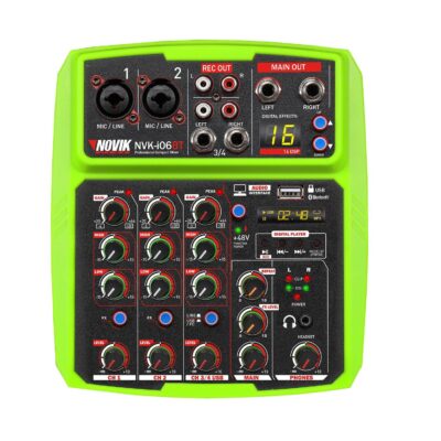 CONSOLA PASIVA CON INTERFAZ USB NOVIK NVK i06BT VERDE