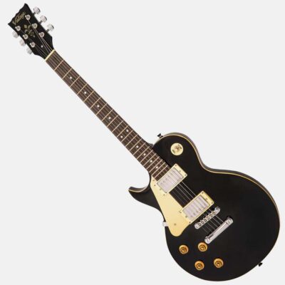 VINTAGE GUITARRA ELÉCTRICA ZURDOS V10 COASTER GLOSS BLACK